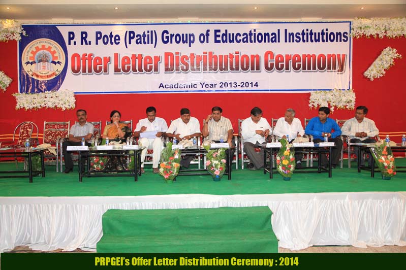 Offer Letter Distribution 2014